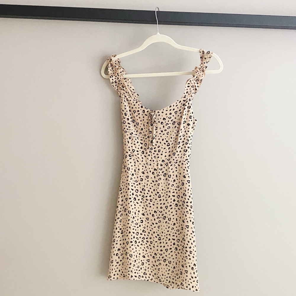 Aritzia cheetah dress